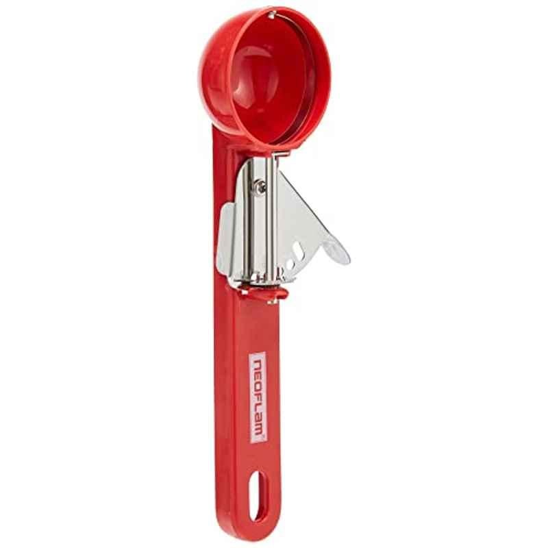 Neoflam 20x6.5cm Nylon & Stainless Steel Red Ice Cream Scoop