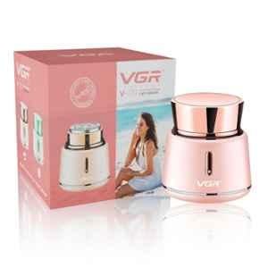 VGR V-737 Stainless Steel Pink Professional Cordless Lady Shaver with 90min Run Time