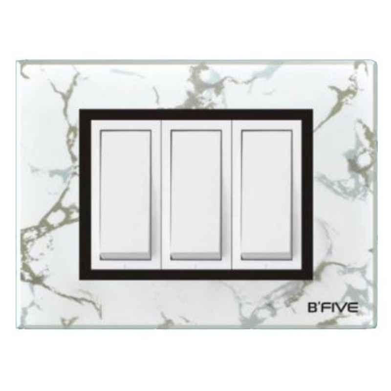 B-Five Marvel 8 Module Horizontal Cover Plate, B-67M (Pack of 10)