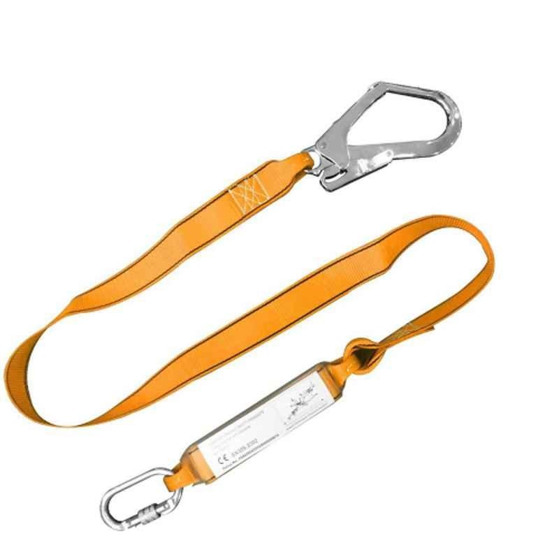 Tolsen 45mm Polyester & Forged Steel Energy Absorber Webbing Lanyards, 45276
