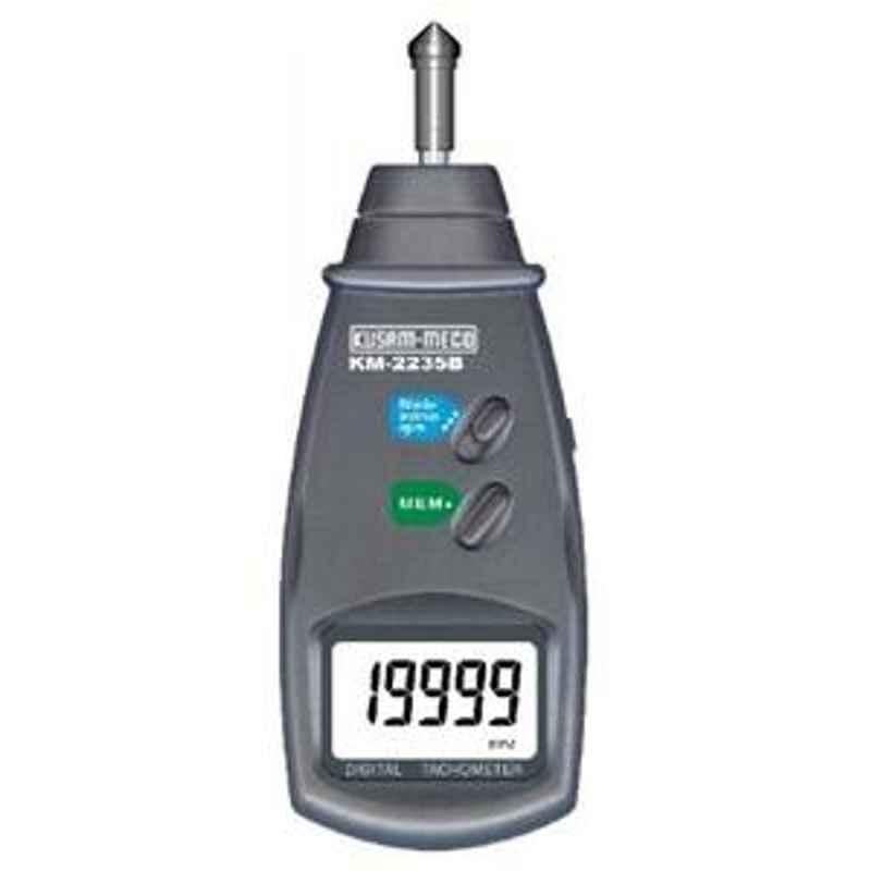 Kusam Meco KM-2235B Contact Type Digital Tachometer Range 5 to 999.9 RPM