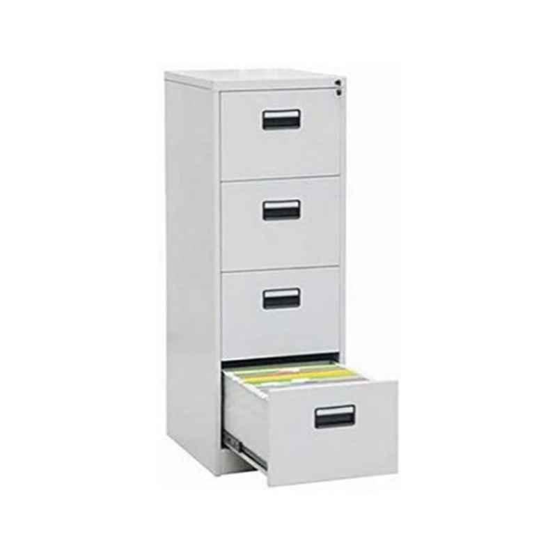 132x60x42cm 4 Doors Stainless Steel Grey Storage Cabinet