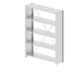 Godrej Altius Lite 1000x600x2500mm Steel Light Grey Storage Rack with 5 Layers