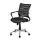 Mango Blossom Dome Medium Back Mesh Black Office Chair