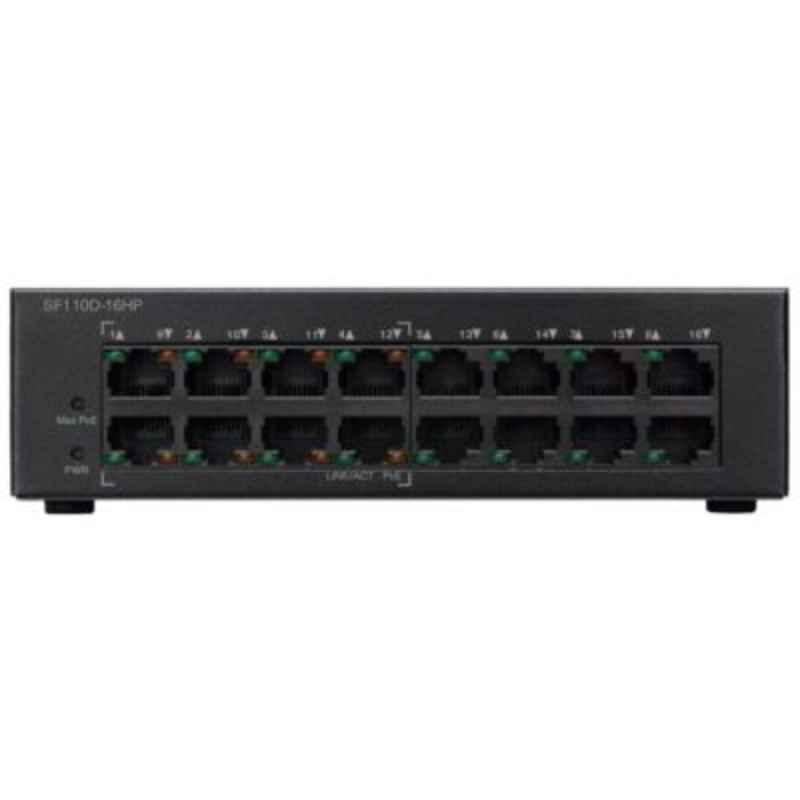 Cisco 5 Ports Black Unmanaged Network Switch, SF110D05