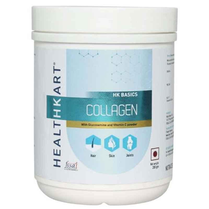 Healthkart 200g Collagen with Glucosamine & Vitamin C Powder, HNUT8183-01