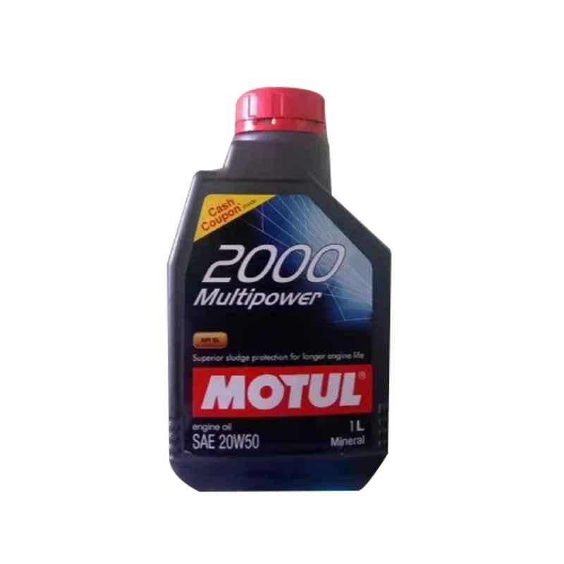 Buy Motul 2000 Multipower 20W50 1L Mineral Engine Oil Online At Price ₹366