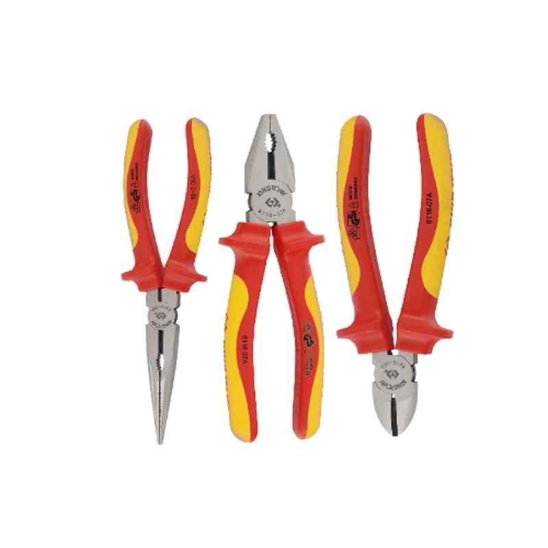 3PC.VDE INSULATED PLIERS SET