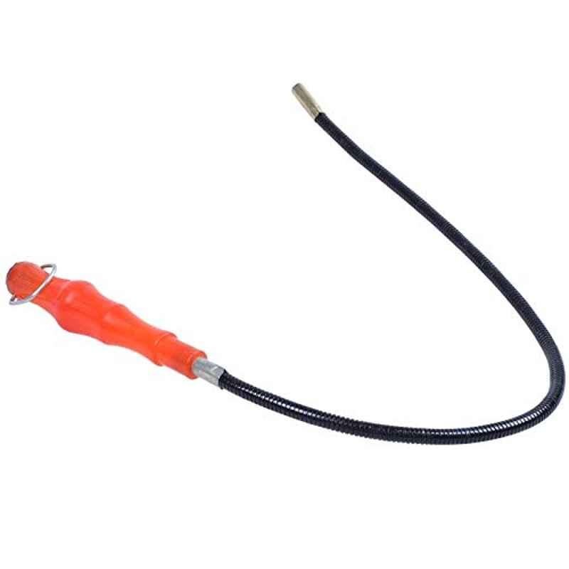 22.8 inch Plastic Red Flexible Magnetic Pick Up Tool