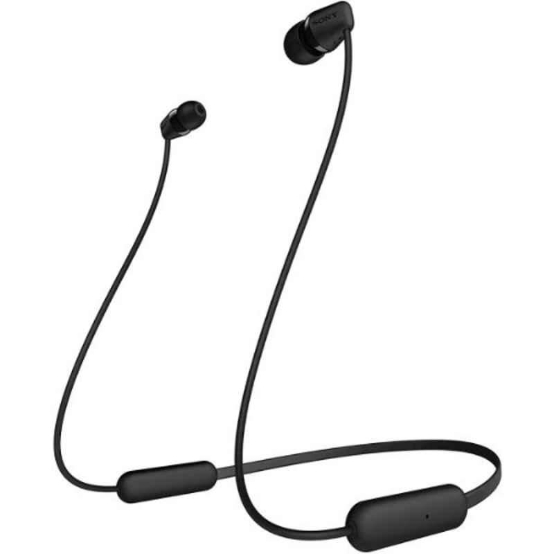 Sony 9mm 15hrs Black Wireless In-Ear Neckband, WI-C200/B