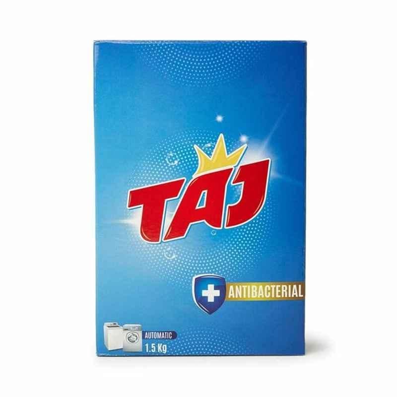 Taj 2-in-1 Antibacterial Detergent Powder, Lavender, 1.5 Kg, 6 Pcs/Pack