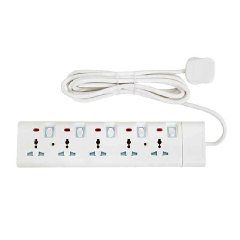 Geepas 3250W 3m 5 Way Socket Extension, GES4092