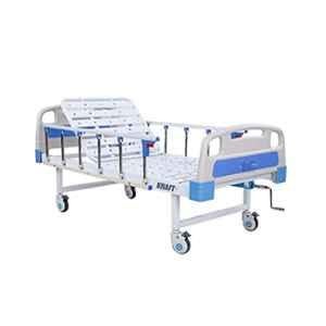 Kraft Hospital Manual Bed with 360 Rotatable Castor & Foam Mattress Economy, 143