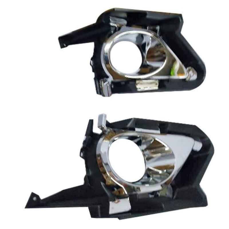Accurate 2 Pcs Front Bumber Fog Light Cover Set for Toyota Innova Crysta, FLC-CRY1