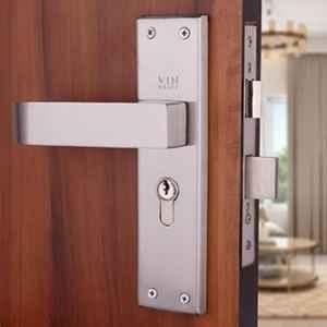 VIN KRAFT 8 inch 60mm Stainless Steel Satin Mortise Door Lock Handle Set with 3 Keys, ML105-8CYS-OSK