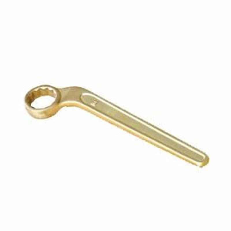 De Neers 46mm Non-Sparking Single Bent Box Wrench