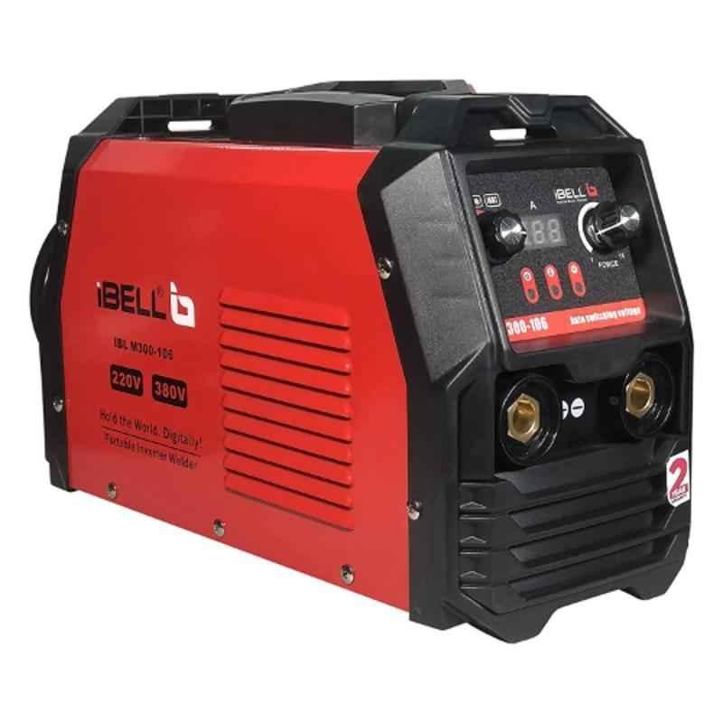 iBELL 300A Dual Phase IGBT Heavy Duty Inverter ARC Welding Machine with Hot Start & 2 Years Warranty, M300-106