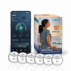 Tracky 16D CGM Continuous Glucose Monitor with 16 Days Wear & Real-Time Glucose Tracking (Pack of 6)