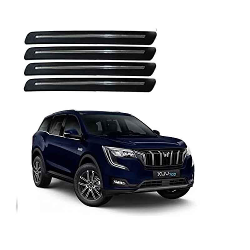 Kozdiko 4 Pcs Single Chrome Bumper Protector Set for Mahindra XUV 700