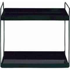 Niskoware Iron Black Double Platform Storage Kitchen Rack
