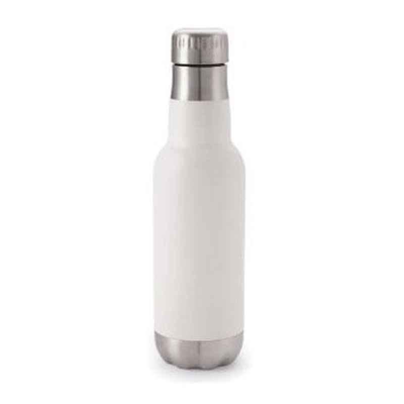Monet Bolt 750ml White Stainless Steel Vaccum Bottle