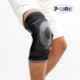 P+caRe Grey & Black Knee Sleeve with Rigid Hinge, Size: L