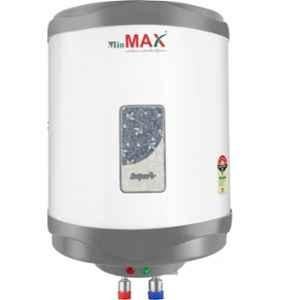 MinMAX Flip 2000W 10 Litre 6.5 bar 5 Star Stainless Steel & ABS White & Grey Storage Geyser