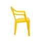 Italica Polypropylene Yellow Baby Arm Chair, 9602