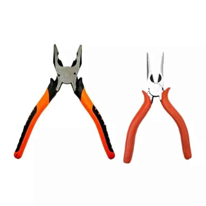 Sky Blue 2 Pcs 7.8 inch Lineman Plier Combo, SBE_PLIER_COMBOS_COMBO_408