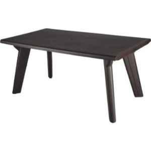 Supreme Bison Wenge Plastic Rectangle Outdoor Table