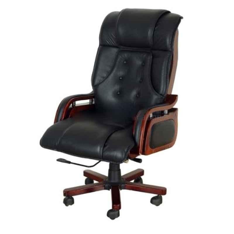 Buy Modern India Big Boss Leatherate Black High Back Alfa Office Chair,  MI233 Online At Price ₹18709