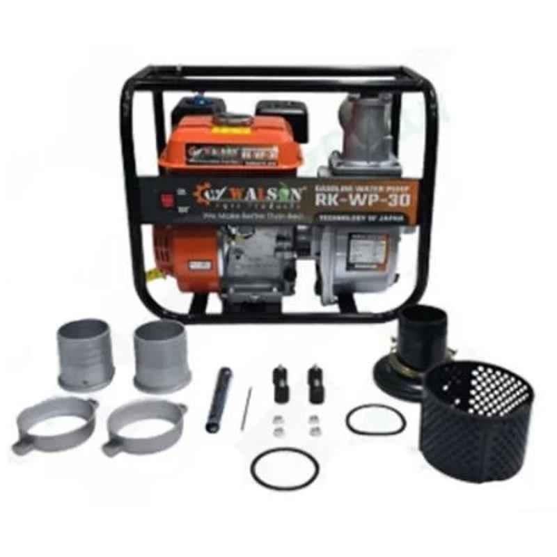 Growell 7HP 3 inch 4 Stroke Petrol Operated Water Pump for Irrigation Purposes