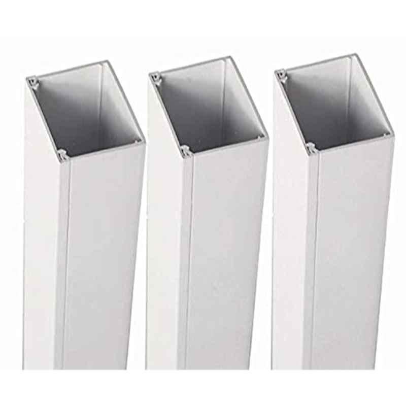 50x50mm 90cm PVC White Self Adhesive Trunking (Pack of 3)