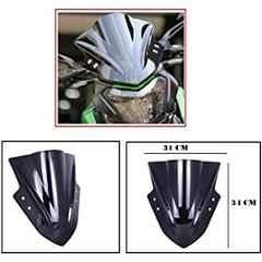 AOW Type-07Premium Quality Visor Glass for Bajaj Dominor (Black)