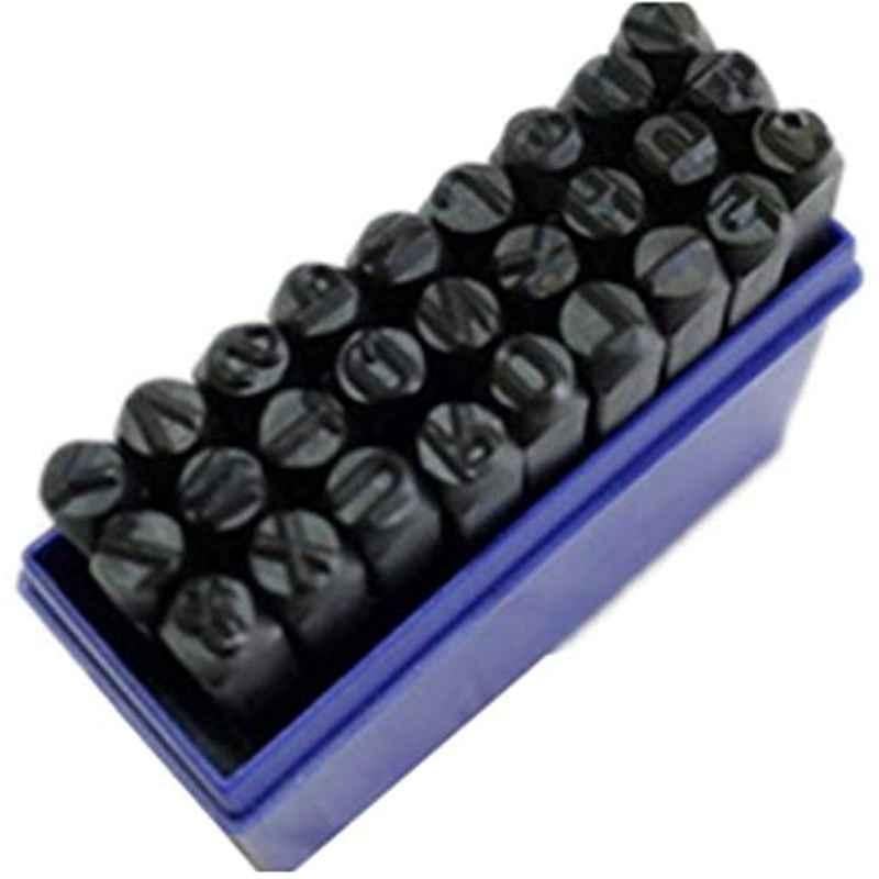 Generic 27Pcs 6mm Rubber Purple Alphabet Letter Punch Set, 206110