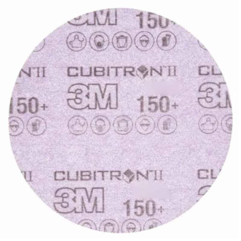 3M Cubitron II Hookit 775L 250Pcs 5 inchxNH 80+ 3 MIL 8HL Die 500KE Film Disc Case