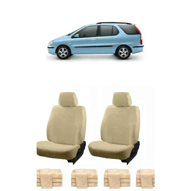 Oscar Beige Aut-Sn-4260 Towel 1 Pcs\\Set Tata Indigo Car Seat Cover