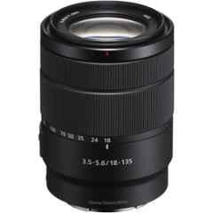 Sony SEL18135 18-135mm F3.5-5.6 E Mount Zoom Prime Standard Camera Lens, SEL18135 SYX