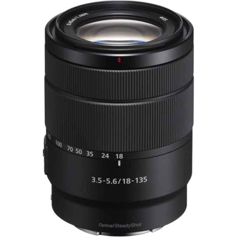 Sony SEL18135 18-135mm F3.5-5.6 E Mount Zoom Prime Standard Camera Lens, SEL18135 SYX
