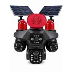 Cybernautt 6MP+6MP+6MP Triple-Lens 4G Solar Security Camera with 12000mAh Battery, Colour Night Vision & Two-Way Audio, X18I