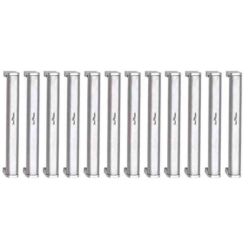 Smart Shophar 4 inch Stainless Steel Silver Galaxy Cabinet Handle, SHA40CH-GALA-SL04-P12 (Pack of 12)