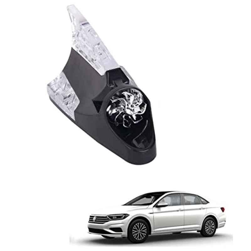 Kozdiko Black Auto Wind Power LED Light Shark Fin Car Antenna for Volkswagen New Jetta (2015-Present)