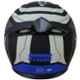Studds Thunder D4 Decor Matt Black N1 Blue Motorbike Helmet, Size (L, 580 mm)