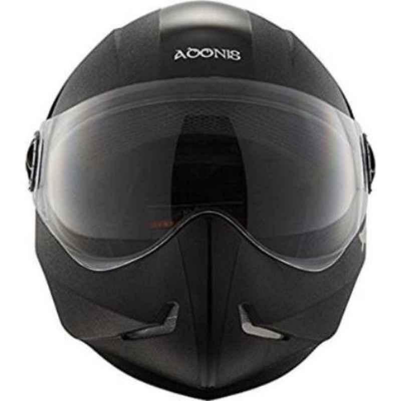 Steelbird SB-50 Adonis Dashing Motorsports Black Full Face Helmet, Size (XL, 600 mm)