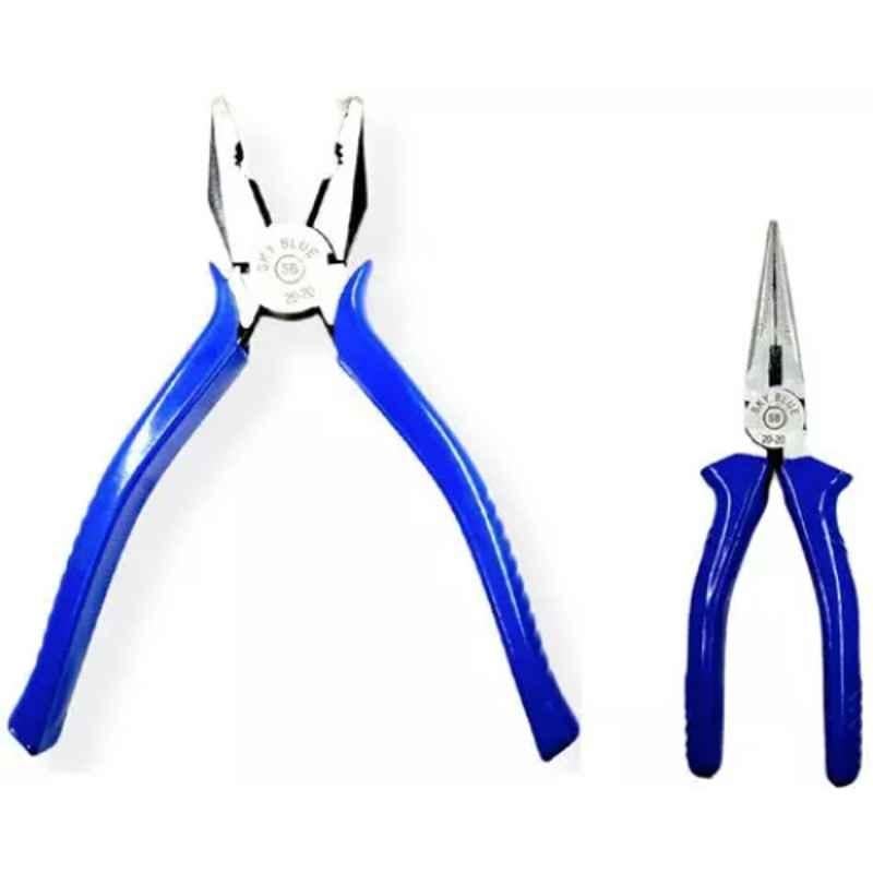 Sky Blue 2 Pcs 7.8 inch Groove Plier Combo, SBE_PLIER COMBO_235