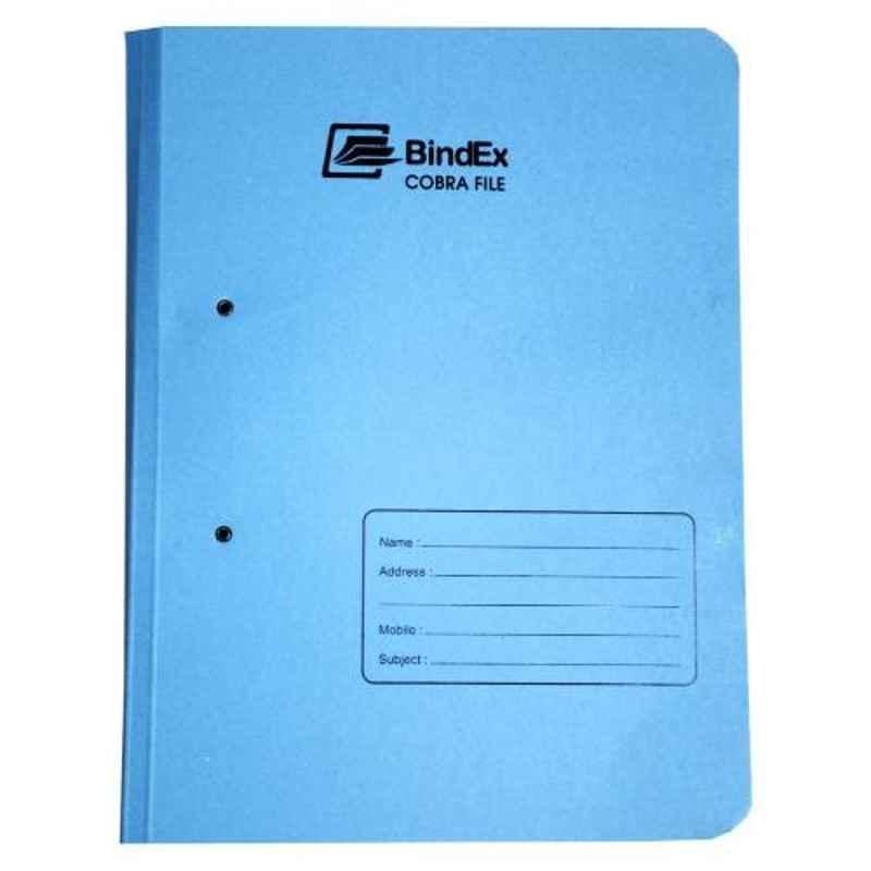 Bindex Blue Laminated Office Spring File, BNX50A2-Blue-L (Pack of 5)