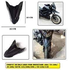 AOW Front Fender Black for Bajaj Dominor 400