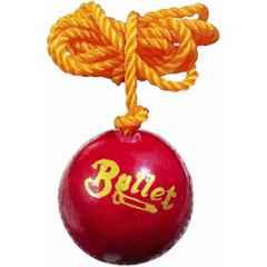 QUIT-X 7.62cm Leather Standard Red Approved & Certified Hanging cricket Ball