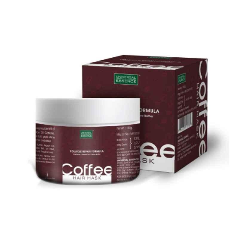 Universal Essence 180g Coffee Caffeine Hair Mask for Hair, 746175717762