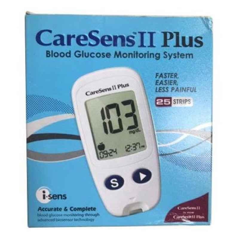 Caresens Blood Glucometer with 25 Pcs Test Strips